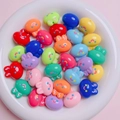 Mix of 20mm acrylic rabbit and animal cartoon beads in colorful dopamine style - 20mm (2mm Aperture) / Random Mixed Colors