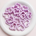Lavender purple pixel heart acrylic beads for DIY jewelry making on white plate - 04-light Purple [outer Frame] / (sold Per Piece) Diameter Approximately 25*29mm Aperture Approximately 2.8mm