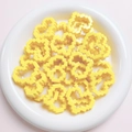 Yellow pixelated heart-shaped acrylic beads for DIY jewelry and phone chain making - 06-yellow [outer Frame] / (sold Per Piece) Diameter Approximately 25*29mm Aperture Approximately 2.8mm