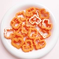 Orange pixel heart acrylic charms for DIY jewelry making and phone chain accessories - 07-orange [outer Frame] / (sold Per Piece) Diameter Approximately 25*29mm Aperture Approximately 2.8mm