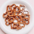 Caramel brown heart-shaped pixel frame acrylic beads for DIY jewelry and phone chains - 13-brown [outer Frame] / (sold Per Piece) Diameter Approximately 25*29mm Aperture Approximately 2.8mm