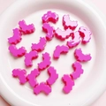 Deep pink wavy acrylic beads with pixel heart shape for DIY jewelry making and crafts - Diameter approx 25*29mm (Sold per piece) / 08-Inner Core-Rose Red