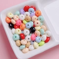Perline colorate macaron in acrilico per gioielli fai-da-te e catene cellulari - 8mm (Foro 1.5mm) / Nero (14)