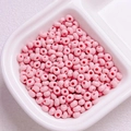 Perles gouttes en acrylique rose de 4mm pour la création de bijoux DIY et chaînes - Diamètre 4mm Trou 1.2mm / Rose