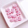 Perline a testa di gatto rosa da 12mm in lega per gioielli fai da te e ciondoli - Dimensioni Circa 9x12 / Rosa