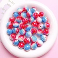 Perle in acrilico cangiante da 16mm con sfumatura UV per creazione gioielli DIY - Verde e Rosa