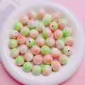 Perline in acrilico cangiante da 16mm con sfumatura rosa e verde perlato per gioielli fai-da-te - Rosa Fucsia