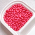 4mm hot pink acrylic water drop beads for DIY phone chains and bracelet jewelry making - Diameter 4mm Hole 1.2mm / Rose Red