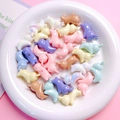 Iriserende acryl konijnenkralen in macaronkleuren voor doe-het-zelf sieraden en kettingen - Konijn Losse Kraal / Willekeurig Gemengde Kleuren