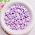 20mm lavender acrylic flower beads for DIY phone chains and keychain accessories - Light Purple