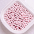 Perles en acrylique rose 4mm en forme de goutte pour la création de bijoux DIY - Diamètre 4mm Trou 1.2mm / Rose Clair