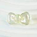 Perline a fiocco aurora giallo chiaro cangianti per gioielli fai-da-te e catenine - 15x26mm / Giallo chiaro trasparente