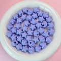 Matte lavendelfarbene sternförmige 16mm Perlen mit geraden Löchern für DIY-Schmuck - Lila