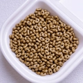 Bulk khaki brown acrylic peanut beads with double holes for DIY jewelry making - 200 Pieces/Pack (Approx. 4x6mm) / Shiny Dark Coffee