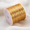 One spool of 100m gold-plated copper wire for jewelry making and DIY crafts - 0.3mm (100m/Roll) / KC Gold