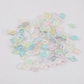 Holographic colorful lip-shaped resin nail art charms for DIY Slime decorations - Pack / Multicolor