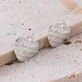 Ciondoli a cuore CCB argento con incisione Love You per creazione gioielli fai da te - Incisione Love You / Argento