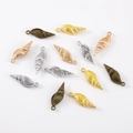 DIY antique metal conch shell pendants in gold, silver, rose gold and bronze finishes - Gold / Conch-7.5x22.5
