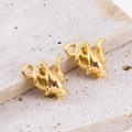 Gouden ketel hangers met gepolijste spiegelafwerking voor DIY sieraden maken - Ketel - Goudkleurig