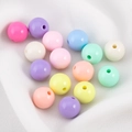 Mix aus 12mm Macaron-Bonbonfarben Acrylperlen für DIY handgemachte Armbandherstellung - Hell Mehrfarbig-12mm
