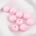 Rosa 12mm Acrylperlen runde lose Perlen für DIY handgemachten Schmuck und Ketten - Hellrosa-12mm