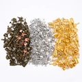 Assortiment de breloques vintage en alliage or argent et bronze pour bijoux DIY - Pack de 50g / Rose vif