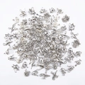 Vintage silver alloy mixed kettle pendants for DIY bracelet and necklace making - 50g Pack / Antique Silver