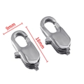 Polished silver stainless steel lobster clasp 18x9mm for DIY jewelry making - Extra Large Style (18#) / Silver