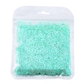 Primo piano di paillettes a cuore vuoto verde menta per nail art e artigianato - Paillettes Cuore-Verde