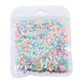 Macro di paillettes colorate a forma di gatto per nail art in una busta trasparente - Paillettes Colorate-Testa di Gatto