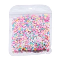 Paillettes colorate a forma di fiore per nail art in tonalità macaron in busta trasparente - Paillettes Colorate-Fiocco di Neve