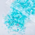 Paillette per unghie verde acqua cangianti in forme miste per decorazioni nail art fai da te - Paillettes Trasparenti-Blu