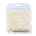 Paillettes a forma di stella color crema cangiante per nail art in sacchetto - Paillettes Stella-Beige