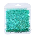 Glitter per unghie a forma di stella verde acqua in bustina con effetto laser 3D - Paillettes Stella-Verde Scuro