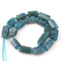Natur-Lapislazuli-Zylinderperlen für DIY-Schmuckherstellung in Tiefblau-Finish - Zylinder / Apatit