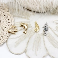 Pendentifs méduse et coquillage de mer micro-pavés pour bijoux de collier DIY - Poisson Tropical (14.8*15.5mm)
