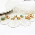 Enamel dripping animal rocking horse and elephant pendants for DIY jewelry making - Medium Blue Rocking Horse 13.7*16mm
