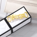 Charm de chaussure lettre Virgo dorée ou connecteur de bracelet en acier inoxydable - Vierge