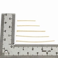 Chiodini a T placcati oro 18K per gioielli fai da te in varie misure da 20 a 45 mm - 20mm / Placcato Oro 18K