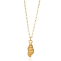 Collana con pendente a conchiglia dorata con catena sottile per stile da mare - Collana con pendente a conchiglia (N05536G)