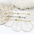 18K vergulde verstelbare kralenkettingen met veersluiting voor DIY-sieraden maken - Parelcup O-ketting / 18K Goud