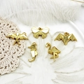 18K gold plated geometric origami animal pendants featuring flamingo and butterfly charms - Butterfly
