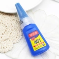 Close-up of 401 super strong instant adhesive 20g bottle for multiple materials bonding - Quick-Drying Glue