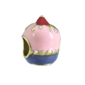 Pink and blue enamel cupcake charm with red cherry top for DIY bracelet making - Gold Cupcake Style / Gold / 6.0