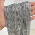 Feine silberfarbene Metallkette für DIY-Halsketten und Bastelzubehörteile - Silber O-Kette