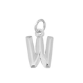 Pendentif lettre W en acier inoxydable argenté poli pour création de bijoux - Style Lettre W (Jaune Fluorescent)