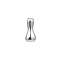 Polished silver 26 English letter pendant with a glossy metallic finish for women - Letter I / Silver