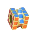 Abalorio de cubo mágico dorado con esmalte de colores para pulseras de bricolaje - 9