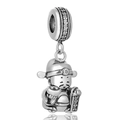 S925 sterling zilveren God van de Rijkdom hanger met fonkelende zirkonia inlegwerk - God van de Rijkdom Stijl (S456)