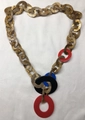 Multicolor Patchwork B (Red Blue Black)